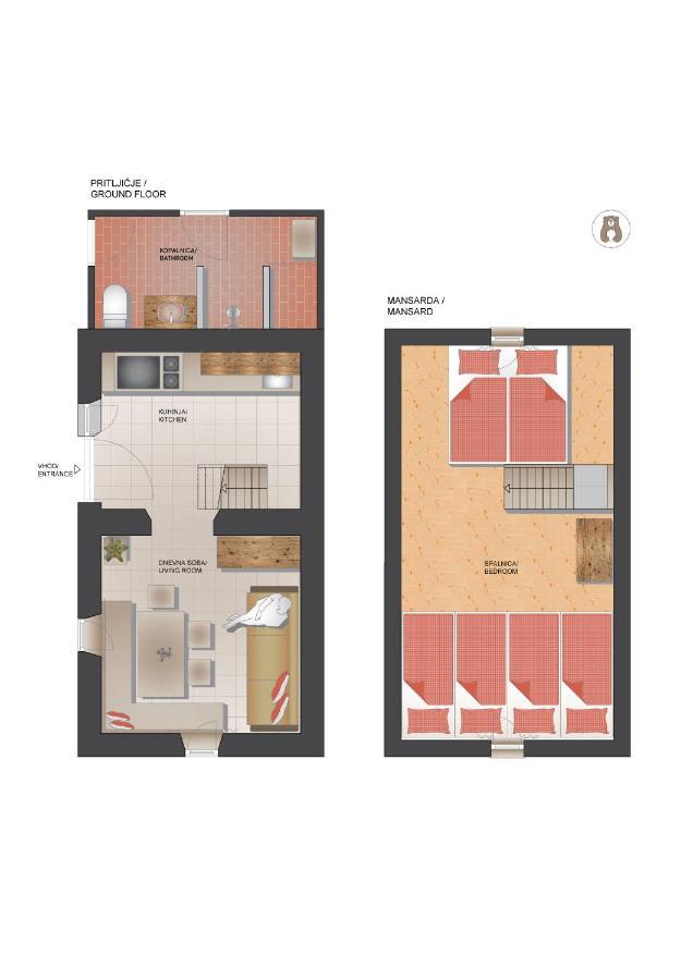 فيلا Lizina Hiska House Bohinj بوهينيسكا بيستريكا المظهر الخارجي الصورة